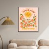 Art Remedy Sun Peaches Bees Never Stop Retro Summer Drinks Art Prints Framed - 2 of 4