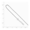 Black Bow Jewelry Sterling Silver 1.5mm Polished Rolo Chain Adjustable Anklet, 9 Inch - 2 of 4