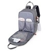 Dikaslon Diaper Bag Backpack with Portable Changing Pad, Pacifier Case and Stroller Straps - image 4 of 4