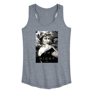 Women's - Grease - Black & White Photo Sandy Graphic Racerback Tank - 1 of 4