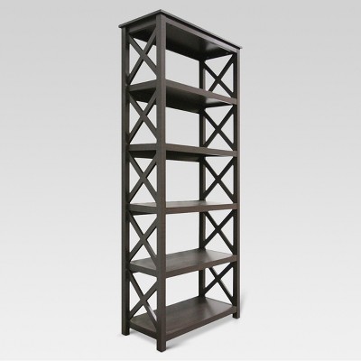 target black 5 shelf bookcase