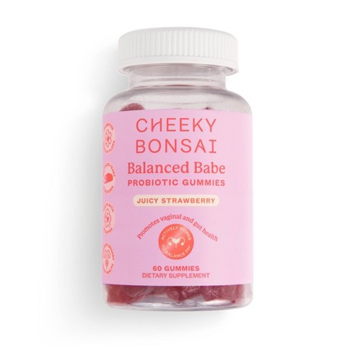 Cheeky Bonsai Balanced Babe Probiotic Gummies - 60ct - image 1 of 4