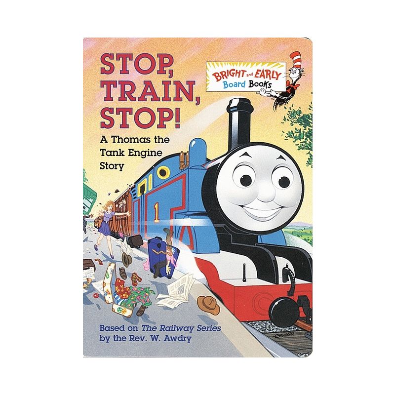 Stop, Train, Stop! a Thomas the Tank Engine Story (Thomas & Friends) - (Bright & Early Board Books(tm)) by  W Awdry (Board Book), 1 of 2