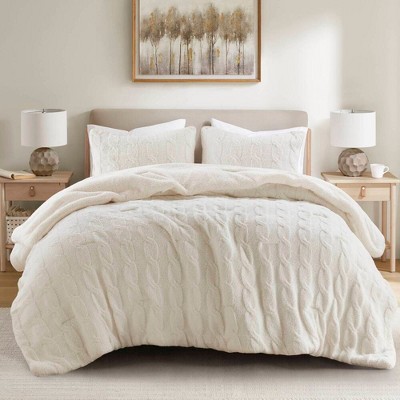JUJABU 3 Pieces Ultra-Sof Comforter Set with Pillow Shams