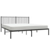 vidaXL Metal California King Bed Frame with Headboard, Under-Bed Storage, Heavy-Duty, No Mattress - 4 of 4