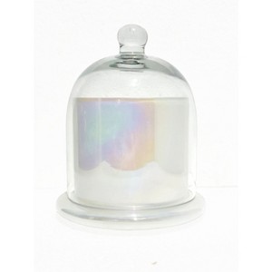 VIP Glass 6 in. White Jar With Cloche - 1 of 2