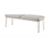 TiramisuBest Button Tufted Bed Bench - Upholstered with Arms & Solid Wood Legs, Black - 4 of 4