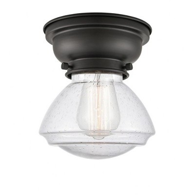 Olean - 1 Light Flush Mount In Industrial Style-6.4 Inches Tall and 6.75 Inches Wide