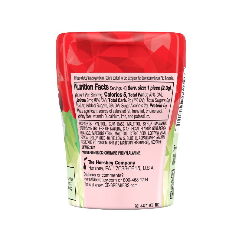 Ice Breakers Ice Cubes Cherry Limeade Bottle Pack Gum - 3.24oz, 2 of 4