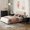 Black Dresser for Bedroom, 5 Drawer Dresser with Metal Legs, Modern Chest Organizer with Wide Storage for Bedroom, Living Room, Entryway - 3 of 4