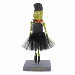 Lexi Grenzer 12.0 Inch Bride Of Frankenstein Ballerina Halloween Figurine , Lightweight Halloween Decor Monster Jointed Arms (1PC) - 1 of 4