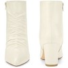 Perphy Women's Pointed Toe Slouched Chunky Heels Ankle Boots - 2 of 3