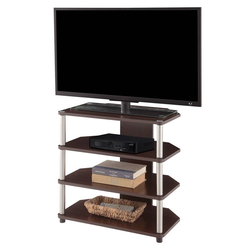 Breighton Home Designs2Go Corner TV Stand for TVs up to 29 Inches Espresso, 3 of 5