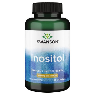 Swanson Inositol 650 mg 100 Caps.