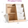 FONTOI Kids Bookshelf for Kids Rooms, Bookcase Toy Organizer Toddler Nursery Book Shelves - 2 of 4