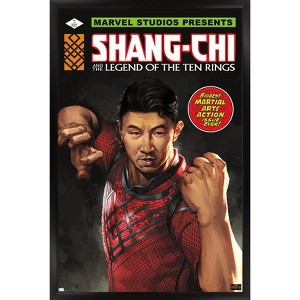 Trends International Marvel Shang - Legend of Ten Rings - Action Issue Framed Wall Poster Prints - 1 of 4