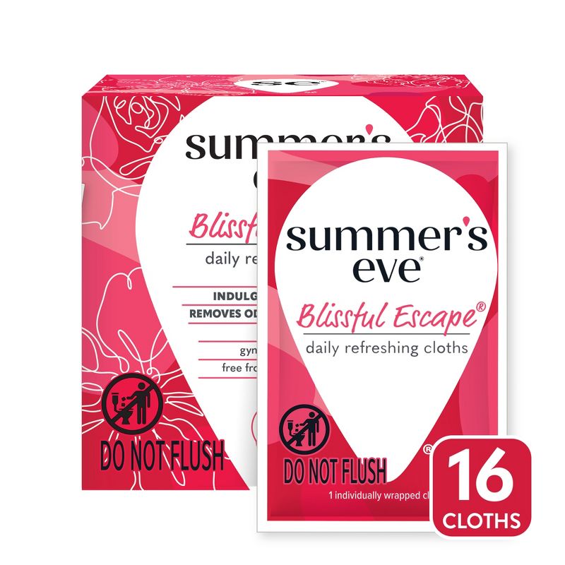 Summer's Eve Blissful Escape Feminine Cleansing Wipes, 1 of 11