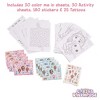 DreamWorks Gabby’s Dollhouse Deluxe Activity Set with Carrying Tin, Coloring Sheets, Tattoos, Stickers, & Art Supplies - 3 of 4