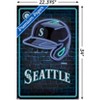 Trends International MLB Seattle Mariners - Neon Helmet 23 Unframed Wall Poster Prints - 3 of 4