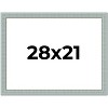 PosterPalooza | Refined Blue Picture Frame - UV Acrylic, Backing Board, Hanging Hardware Included - 2 of 4