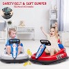 6V Bumper Car for Toddlers, 1.9 MPH Max Speed, Steering Wheel, 360 Degree Spin, 2-Speeds, Lights, Music & Horn - 2 of 4