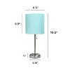 Creekwood Home Contemporary Bedside Table Lamp with Power Outlet - 3 of 4