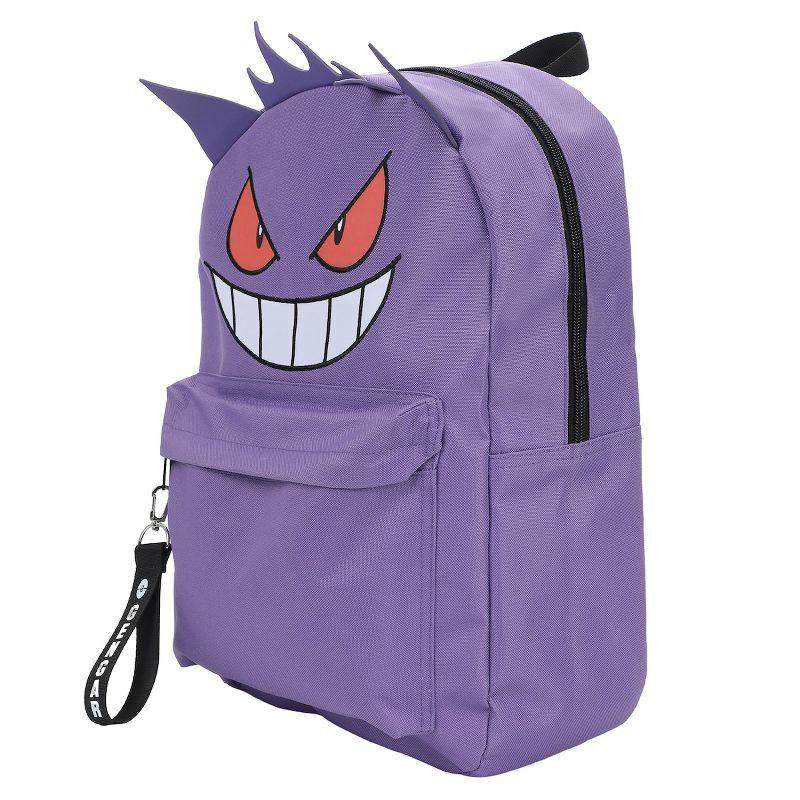 Pokemon Gengar Character 16" Backpack with Chunky Webbing Strap, 2 of 7