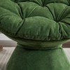 Maggift Patio Accent Chairs, Oversized Swivel Decorative Chair for Living Room, Bedroom, Green, 37"*33.07"*31.5" - 3 of 4