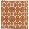 KAF Home Quilted Star Coir Doormat with Heavy-Duty, Non-Slip PVC Backing - 17 by 30 Inches - 2 of 3