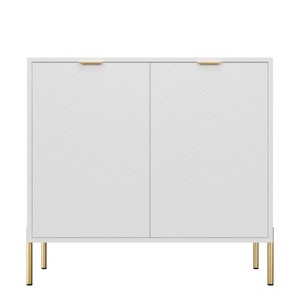 CLIHOME 31.5 in. H Utility Storage Cabinet with Adjustable Shelves - 1 of 4