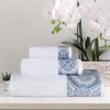 Medallion Cotton Jacquard Towel Set by Blue Nile Mills - 2 of 4