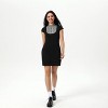 Women's Cap Sleeve Knit Mini Dress - Wild Fable™ Black - 4 of 4