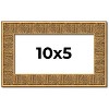 PosterPalooza | Panoramic Sculpted Black Picture Frame - UV Acrylic, Foam Board Backing, Hanging Hardware - 2 of 4