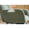 CAVINAS Modern Nursery Rocking Chair Accent Armchair with Adjustable Footrest,Luxury Teddy Glider Chair for Nursery,Bedroom&Living Room - 2 of 4