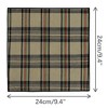 INSPIRE CHIC Men's Checkered Pocket Squares Cotton Traditional Plaid Handkerchiefs 1 Pc - 2 of 4