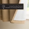 TOWN & COUNTRY LUXE Davos Solid Linen Texture Indoor Curtains - 4 of 4