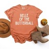 Simply Sage Market Women's Belle Of The Butterball Short Sleeve Garment Dyed Tee - 3 of 4