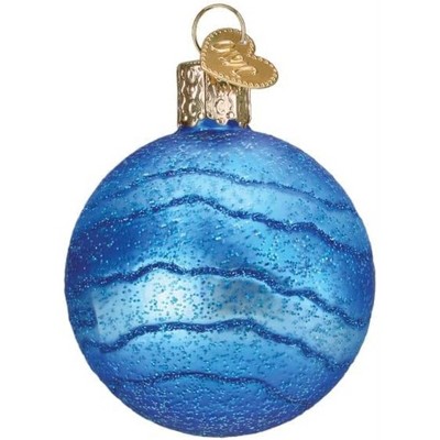 Old World Christmas Blown Glass Ornament for Christmas Tree, Planet Neptune