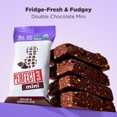 Perfect Bar Double Chocolate Mini Protein Bars - 7oz/8ct