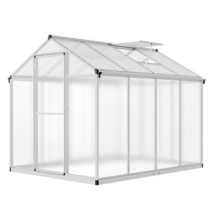 Greenhouse for Outdoors with Stable Temperature and Humidity, Aluminum Alloy Frame & Polycarbonate Panel - 1 of 4