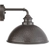 Progress Lighting Englewood 1-Light Medium Wall Lantern, Antique Bronze, Metallic Copper Shade, Wet Rated, Farmhouse Style - 3 of 4