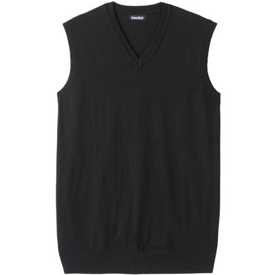 Kingsize Men's Big & Tall Lightweight V-neck Sweater Vest - Tall