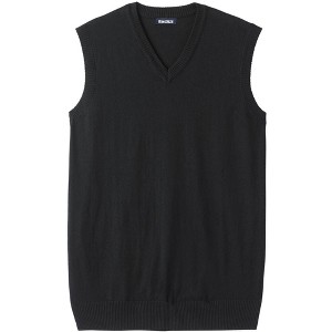 KingSize Men's Big & Tall Lightweight V-Neck Sweater Vest - 1 of 4