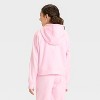 Girls' Active Comfort Full-Zip Hooded Sweatshirt - All In Motion™ - 2 of 3
