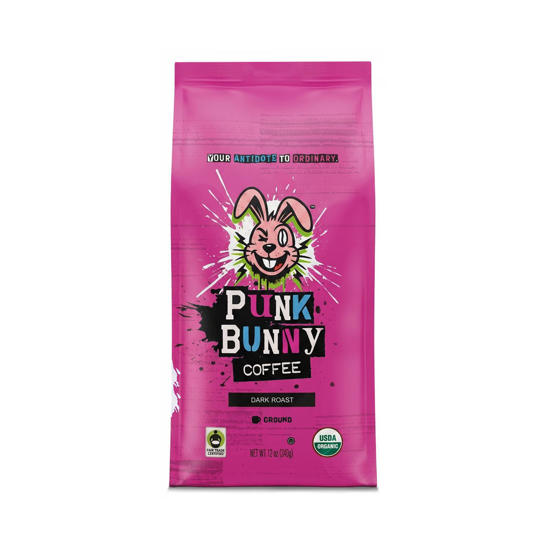 Punk Bunny Dark Roast Ground Coffee - 12oz