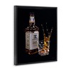 Stupell Industries Splashing Liqueur Glam Whiskey Bottle, 17" x 21" - 3 of 4