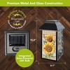 Briarwood Lane Summer Lantern 12" x 6" x 6" Sunflower Duo Solar Solar For Summer Lantern - 2 of 4