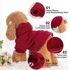 Unique Bargains Winter Spring Fall Dog Hooded Sweatshirt - 3 of 4