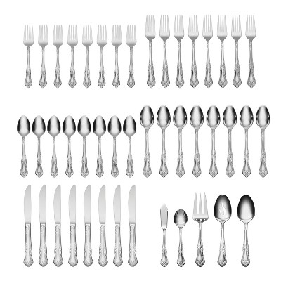 Oneida Azalea 45-Piece Stainless Steel Flatware Set
