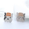 French Bulldog Stud Earrings for Women Sterling Silver Cz Ginger Lyne Collection - 4 of 4